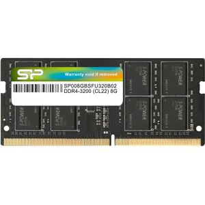 SILICON POWER 8GB Notebook DDR4 3200MHz CL22 SP008GBSFU320X02 SILICON POWER 8GB Notebook DDR4 3200MHz CL22 SP008GBSFU320X02