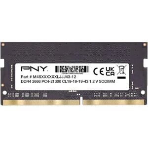 PNY 16GB Performance Notebook DDR4 2666MHz CL19 MN16GSD42666-SB PNY 16GB Performance Notebook DDR4 2666MHz CL19 MN16GSD42666-SB