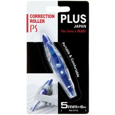 4977564513306 PLUS PS Corector roller 5mm x 6m albastru 4977564513306 PLUS PS Corector roller 5mm x 6m albastru