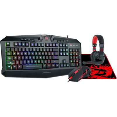 REDRAGON S101-BA Gaming Combo 4 in 1 maghiar negru REDRAGON S101-BA Gaming Combo 4 in 1 maghiar negru