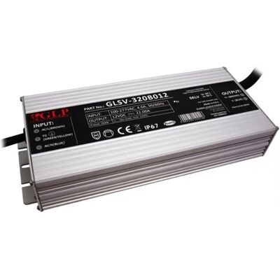GLP GLSV-320B012 12V/21.66A 264W IP67 LED sursă GLP GLSV-320B012 12V/21.66A 264W IP67 LED sursă