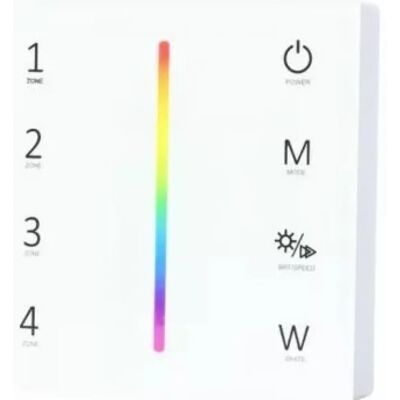 OPTONICA AC6374 LED bandă telecomandă RGB+W patru zonă alb OPTONICA AC6374 LED bandă telecomandă RGB+W patru zonă alb