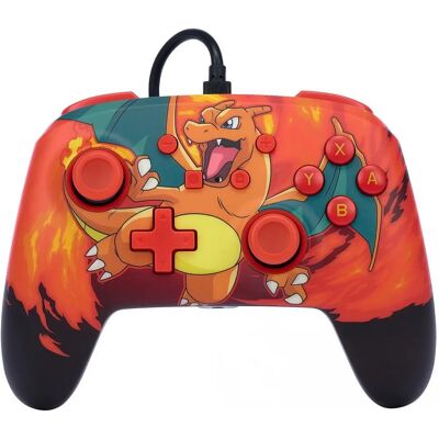 POWERA Enhanced Switch cu cablu controler Charizard Vortex POWERA Enhanced Switch cu cablu controler Charizard Vortex
