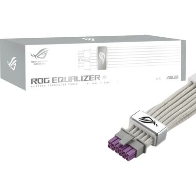 Asus ROG-EQUALIZER PCIe 12V-2x6 cablu Alb 75cm 90YE00BP-B0QA00 Asus ROG-EQUALIZER PCIe 12V-2x6 cablu Alb 75cm 90YE00BP-B0QA00