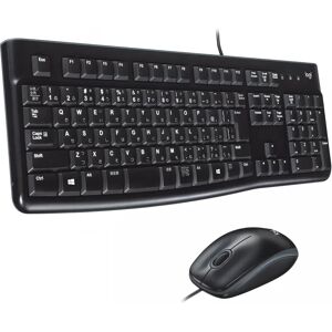 Logitech MK120 maghiar cu cablu tastatură și mouse set - negru Logitech MK120 maghiar cu cablu tastatură și mouse set - negru