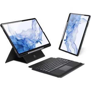 DUX DUCIS Samsung Tab S9 FE Plus WIFI DUX DUCIS DK bluetooth tastatură + touch pad Type-C aljzat, QWERTY, FEKETE DUX DUCIS Samsung Tab S9 FE Plus WIFI DUX DUCIS DK bluetooth tastatură + touch pad Type-C aljzat, QWERTY, FEKETE