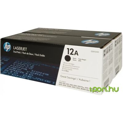 HP Q2612AD TWIN PACK ORIGINAL HP Q2612AD TWIN PACK ORIGINAL