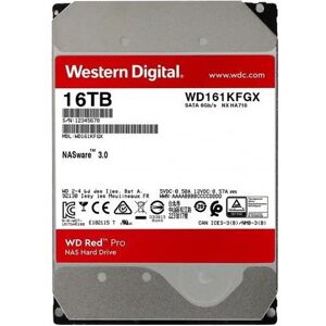 Western Digital Red Pro 16TB 3.5" 7200rpm 512MB SATA WD161KFGX Western Digital Red Pro 16TB 3.5" 7200rpm 512MB SATA WD161KFGX