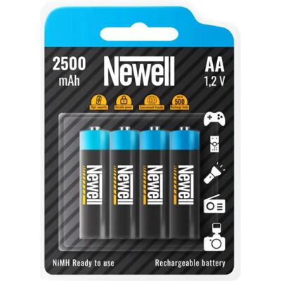 Newell Baterii Reîncărcabile NiMH AA 2500 - Baterii Newell Baterii Reîncărcabile NiMH AA 2500 - Baterii