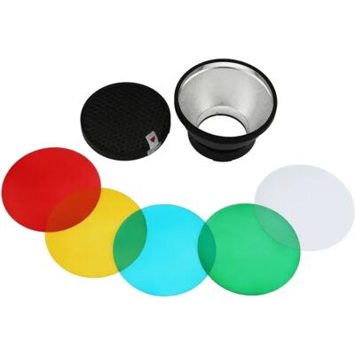 GODOX Standard Reflektor și color set de gel AD300Pro-hoz (AD-R14) GODOX Standard Reflektor și color set de gel AD300Pro-hoz (AD-R14)