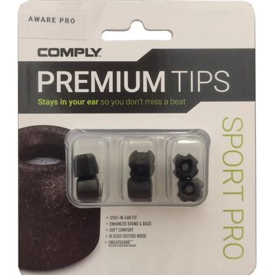 COMPLY Aware Pro Pentru sport recomandat spumă memorie dop ureche M COMPLY Aware Pro Pentru sport recomandat spumă memorie dop ureche M