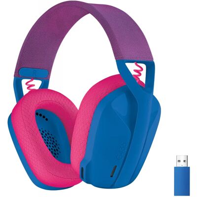 Logitech G435 LIGHTSPEED wireless gaming cască Albastru Logitech G435 LIGHTSPEED wireless gaming cască Albastru