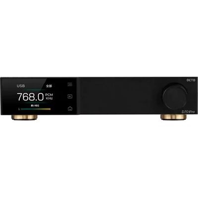 TOPPING D70 PRO OCTO DAC Bluetooth 5.1 aptX HD LDAC 32bit Negru TOPPING D70 PRO OCTO DAC Bluetooth 5.1 aptX HD LDAC 32bit Negru