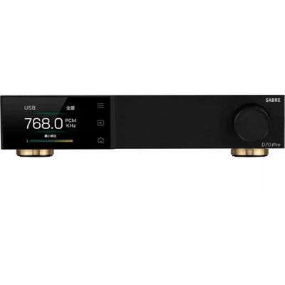 TOPPING D70 PRO SABRE DAC Bluetooth 5.1 aptX HD LDAC 32bit Negru TOPPING D70 PRO SABRE DAC Bluetooth 5.1 aptX HD LDAC 32bit Negru