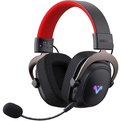 VENTARIS VGHS202 Sonorus RGB-Gamer cască negru-roșu VENTARIS VGHS202 Sonorus RGB-Gamer cască negru-roșu