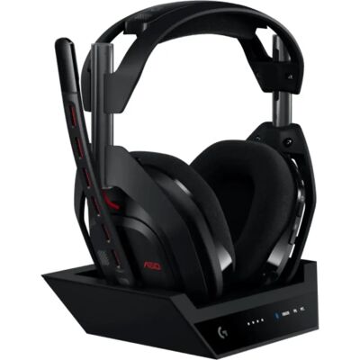 Logitech Astro A50 (Gen 5) cablu fără joc headset + stație de bază negru Logitech Astro A50 (Gen 5) cablu fără joc headset + stație de bază negru