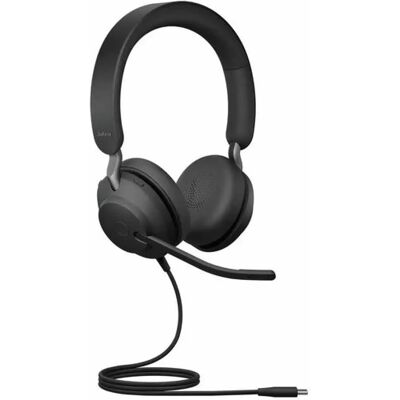 JABRA Evolve2 40 SE USB C/A MS Mono negru JABRA Evolve2 40 SE USB C/A MS Mono negru