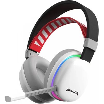 MARVO HG9069W Monka Echo Cablu fără gaming headset alb MARVO HG9069W Monka Echo Cablu fără gaming headset alb