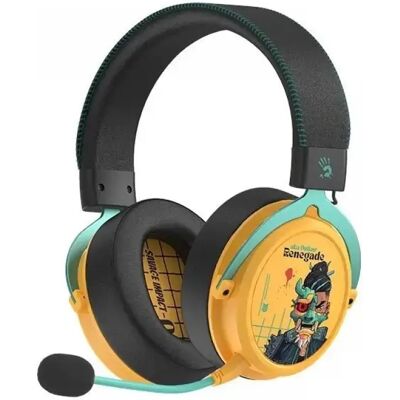 A4TECH Bloody MR595 Renegade Sunset gamer headset negru-galben A4TECH Bloody MR595 Renegade Sunset gamer headset negru-galben