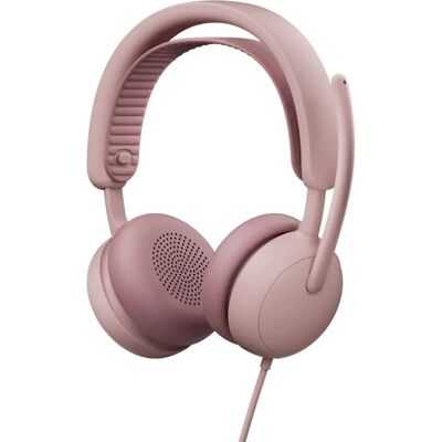 Logitech - Zone Wired 2 - Roză - USB-C/USB-A Headset Logitech - Zone Wired 2 - Roză - USB-C/USB-A Headset