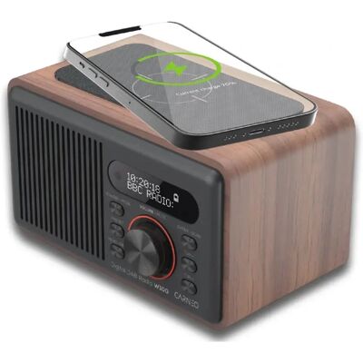 8588007861937 CARNEO W100 Wood radio DAB+ FM BT cablu fără încărcare CS19229 8588007861937 CARNEO W100 Wood radio DAB+ FM BT cablu fără încărcare CS19229