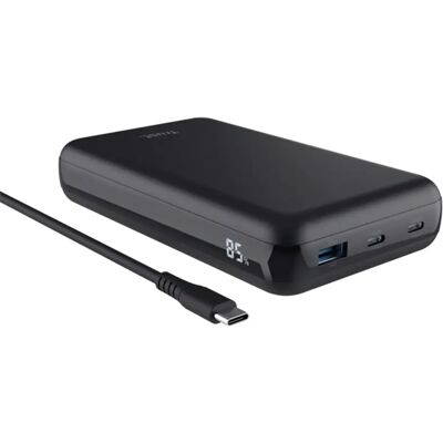 Trust Laro Powerbank 1xUSB 2xUSB-C 100W negru 25240 Trust Laro Powerbank 1xUSB 2xUSB-C 100W negru 25240