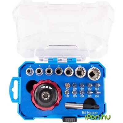 SPROTEK Capăt tubular și bit set 19 bucăţi STD-6319 SPROTEK Capăt tubular și bit set 19 bucăţi STD-6319
