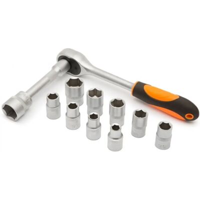 HANDY 10857B cheie tubulară set 12 buc 1/2" 10-24 mm HANDY 10857B cheie tubulară set 12 buc 1/2" 10-24 mm