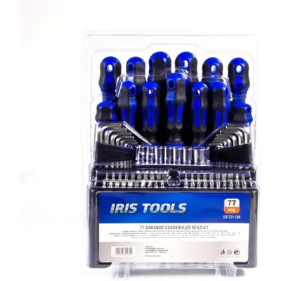 OEM IRIS TOOLS DT-77-126 77 bucăţi şurubelniţă set OEM IRIS TOOLS DT-77-126 77 bucăţi şurubelniţă set