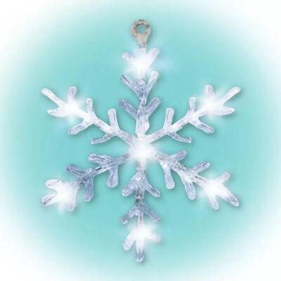 5999084901226 SOMOGYI ELECTRONIC LED-es decorare fereastră acril cristal de zăpadă 30cm 4.5V KID 701 5999084901226 SOMOGYI ELECTRONIC LED-es decorare fereastră acril cristal de zăpadă 30cm 4.5V KID 701