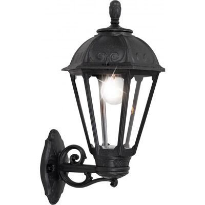FUMAGALLI SALEM E27 de aer liber lampă de perete negru FUMAGALLI SALEM E27 de aer liber lampă de perete negru