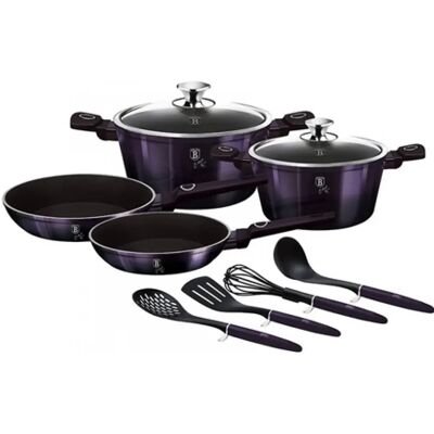 BERLINGER HAUS BH/7140 Purple Eclipse Collection Set vase 10 cu părţi BERLINGER HAUS BH/7140 Purple Eclipse Collection Set vase 10 cu părţi