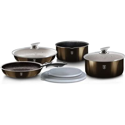 BERLINGER HAUS BH/7041 Metallic Line Set vase 9 cu părţi BERLINGER HAUS BH/7041 Metallic Line Set vase 9 cu părţi