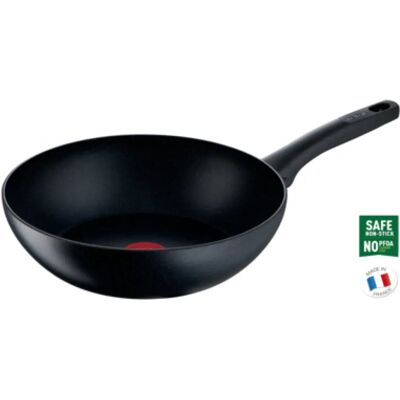 Tefal Black Stone G2811972 Wok de 28cm - Tigaie wok Tefal Black Stone G2811972 Wok de 28cm - Tigaie wok