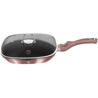 BERLINGER HAUS BH/6028 Grill tigaie cu capac 28cm BERLINGER HAUS BH/6028 Grill tigaie cu capac 28cm
