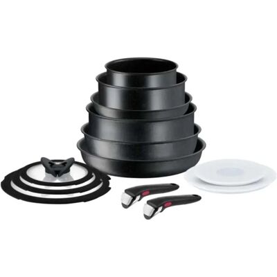 Set de vase de gătit Black Stone Ingenio Tefal - 13 piese Set de vase de gătit Black Stone Ingenio Tefal - 13 piese