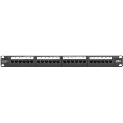 NIKOMAX Unshielded patch panel 24 ports 19" 1U Category 6 NIKOMAX Unshielded patch panel 24 ports 19" 1U Category 6