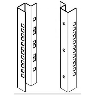 LEGRAND EBR12U 19" șină profil set Evoline mural pentru dulap 12U LEGRAND EBR12U 19" șină profil set Evoline mural pentru dulap 12U
