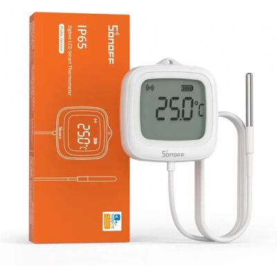 SONOFF SNZB-02LD Zigbee 3.0 cablu fără LCD cu ecran érzékelőszondás IP65 de aer liber termometru SONOFF SNZB-02LD Zigbee 3.0 cablu fără LCD cu ecran érzékelőszondás IP65 de aer liber termometru
