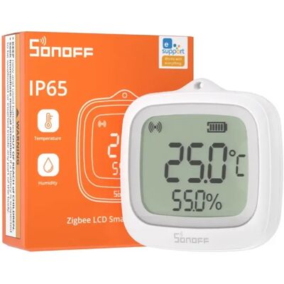 SONOFF SNZB-02WD Zigbee 3.0 cablu fără LCD cu ecran IP65 de aer liber termometru SONOFF SNZB-02WD Zigbee 3.0 cablu fără LCD cu ecran IP65 de aer liber termometru