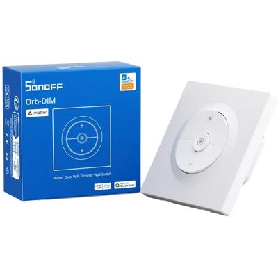 SONOFF Orb-DIM Fogyasztásmérős dimmer modul + comutator Matter/Wi-Fi alb SONOFF Orb-DIM Fogyasztásmérős dimmer modul + comutator Matter/Wi-Fi alb