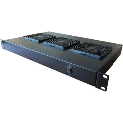EXCEL Ventilator 1U 3 uniformă cu comutator 19"-os negru IVU3-BK EXCEL Ventilator 1U 3 uniformă cu comutator 19"-os negru IVU3-BK