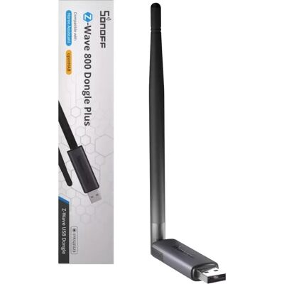 SONOFF Z-Wave 800 Dongle Plus USB controller LR gri Dongle-PZG23 SON-KIE-PZG23 SONOFF Z-Wave 800 Dongle Plus USB controller LR gri Dongle-PZG23 SON-KIE-PZG23
