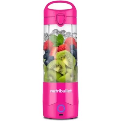 NUTRIBULLET NBP003BP Blender Portabil Roză - 100 W, 475 ml, Fără BPA NUTRIBULLET NBP003BP Blender Portabil Roză - 100 W, 475 ml, Fără BPA