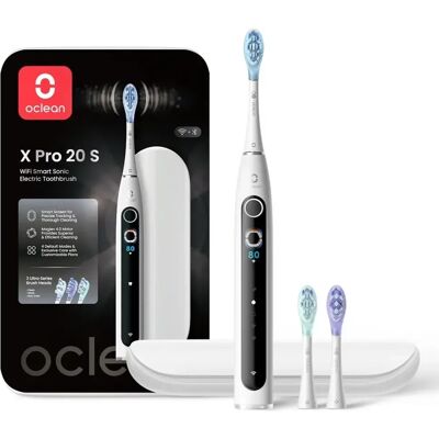 OCLEAN X Pro 20 S electric periuţă de dinţi set alb OCLEAN X Pro 20 S electric periuţă de dinţi set alb