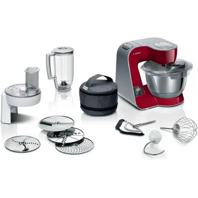 Bosch MUM5X720 - Roșu închis/Argintiu - Robot de bucătărie Bosch MUM5X720 - Roșu închis/Argintiu - Robot de bucătărie