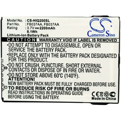 CAMERON SINO HP 3.7V 2200mAh compatibilă akku Li-ion CAMERON SINO HP 3.7V 2200mAh compatibilă akku Li-ion