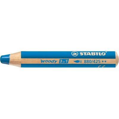 STABILO Woody 3 în 1 Albastru Marin - Creioane colorate STABILO Woody 3 în 1 Albastru Marin - Creioane colorate