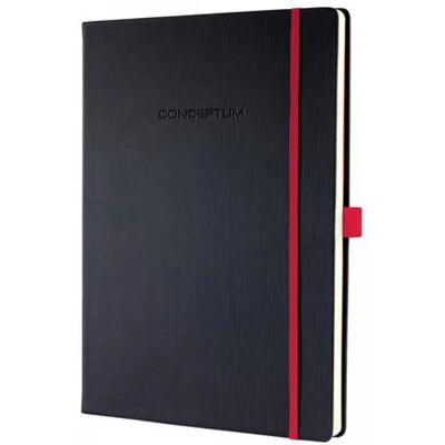 SIGEL Caiet exclusiv A4 linia 194 pagină Hardcover Conceptum Red Edition negru-roșu SIGEL Caiet exclusiv A4 linia 194 pagină Hardcover Conceptum Red Edition negru-roșu