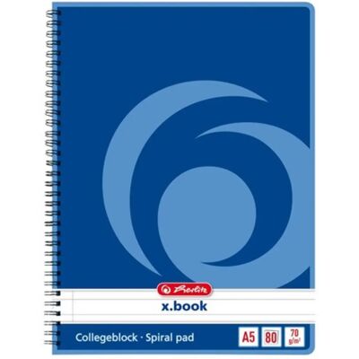 4008110297514 HERLITZ 00297515 College A5 80lapos poate fi legat linia caiet cu spirale 4008110297514 HERLITZ 00297515 College A5 80lapos poate fi legat linia caiet cu spirale